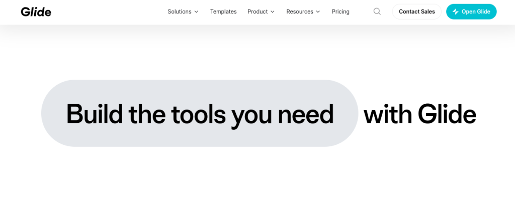 Glide - No-Code App Development