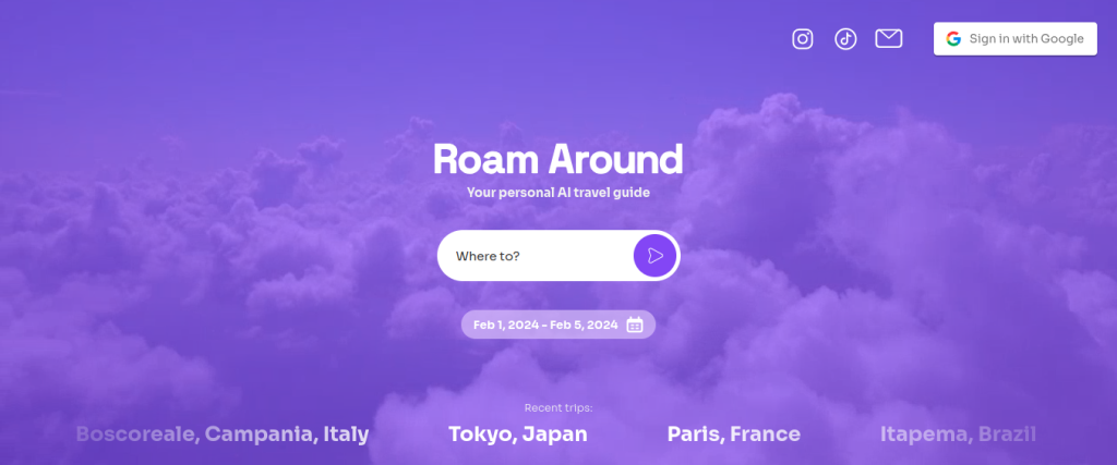 RoamAround.ai - Travel Planner AI 