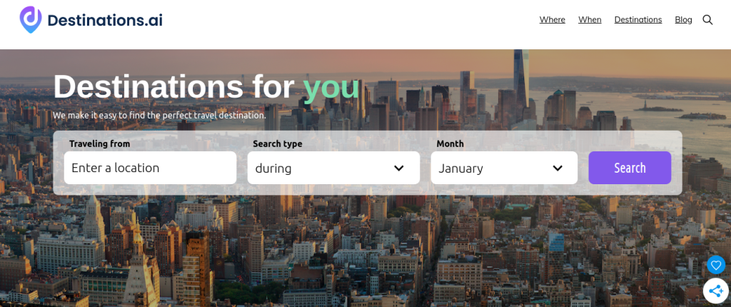 destinations.ai - AI Travel Planner
