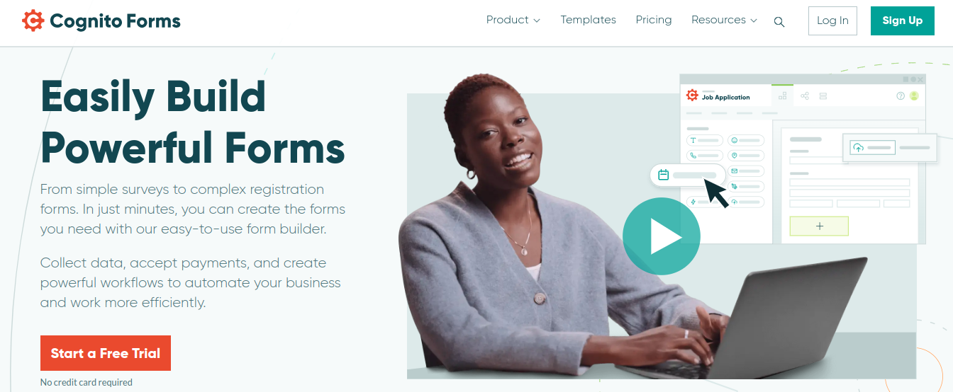 Cognito Forms - No-Code Online Form Builder