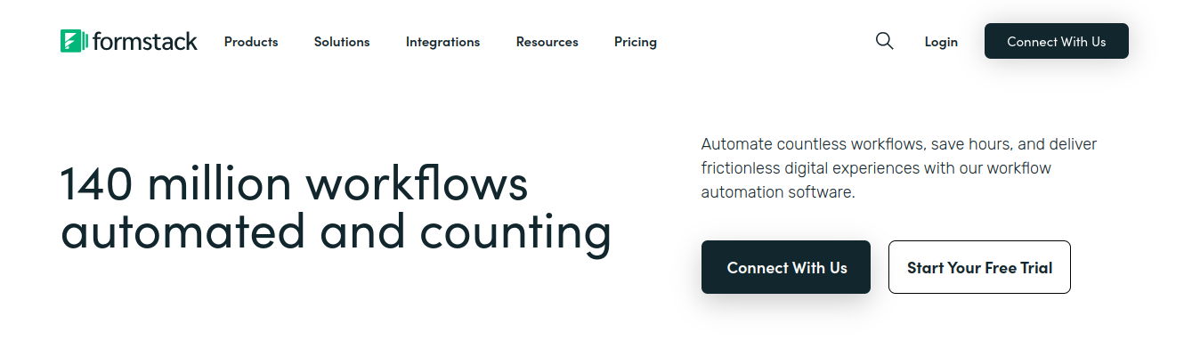Formstack - No-Code Online Form Builder