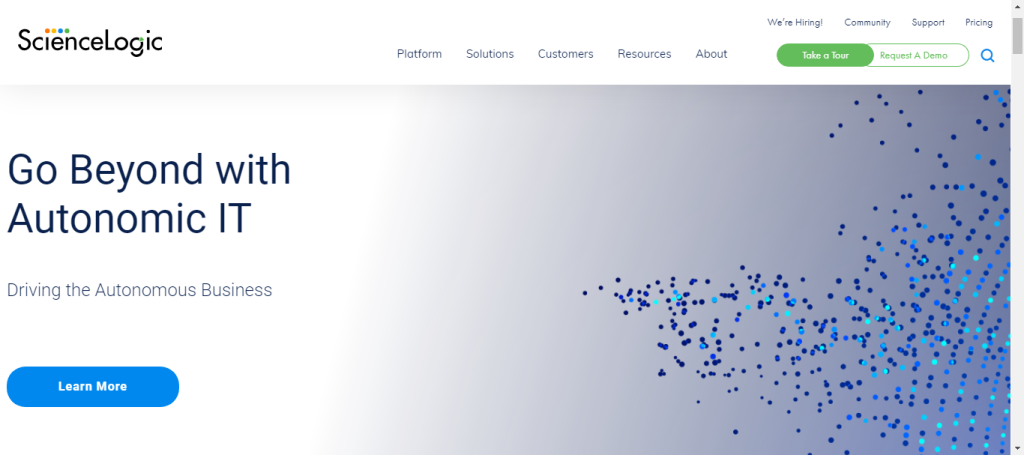 ScienceLogic- AIOPS for end-to-end IT monitoring