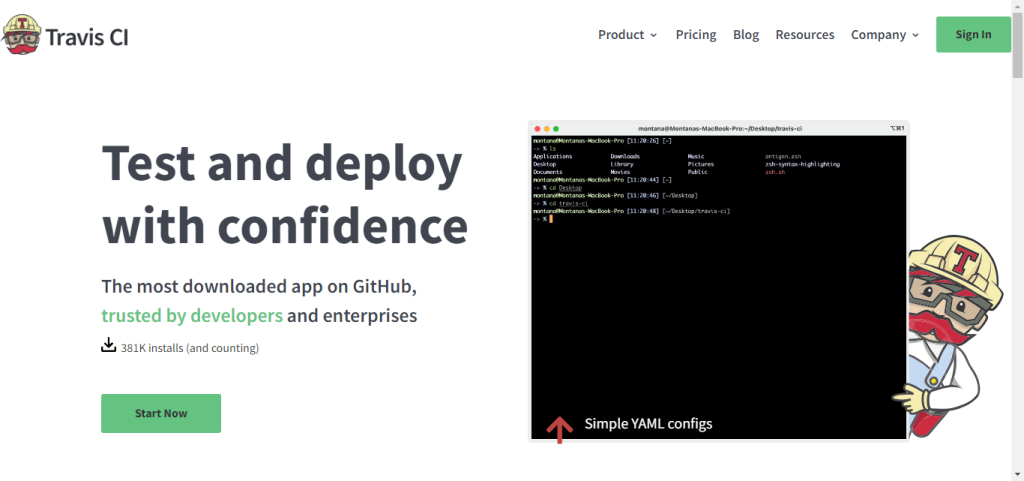 Travis CI - continuous integration service