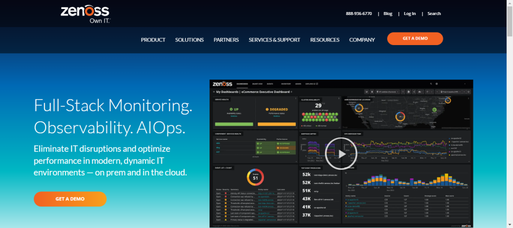 Zenoss -AIOps for Full-Stack Monitoring