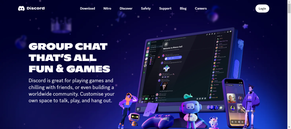 Discord - Group Chat for Gamers & Development teams